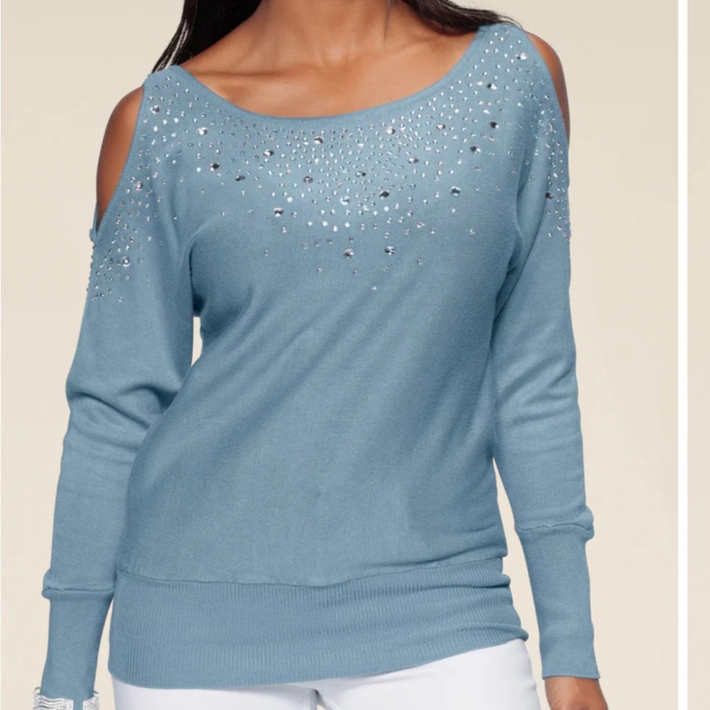 Venus cold shoulder sweater